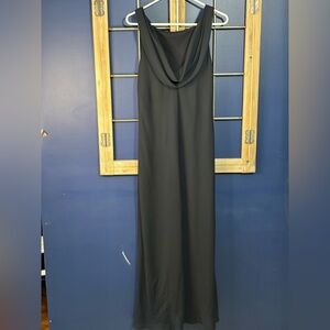 Elegant Navy Evening Gown
